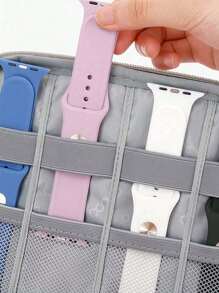 1pc Portable Strap Storage Bag/Portable Strap Storage Case, Holiday Gift/Birthday Gift/Easter Perfect Gift, Bohemian Style Shoes - 1pc - View 4