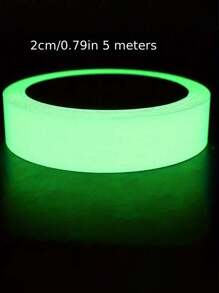 1pc Glow In The Dark Tape, Bright Long Lasting Fluorescent Tape For Night Decoration, Outdoor Sports And Markings