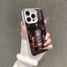 1 个火焰啤酒图案手机壳，防震手机壳，iPhone 个性手机壳，多种颜色可选
