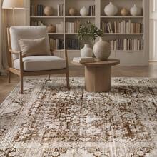 Carpet Area Rug Washable Rug Large Modern Abstract Living Room Rug Winter Warm Soft Anti-Skid Thin Carpet Indoor Floor Non-Shedding Carpets For Bedroom Dining Room Home Office Decor - Cố Tây Phàm - Xem 5