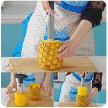Pineapple Slicer Peeler Cutter Cutter Knife Stainless Steel Kitchen Fruit Tools Restaurant Cooking Tool