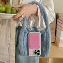 Card Slot/Lanyard/Wallet/Plaid Pattern Phone Case Compatible With IPhone 15 Pro Max/15/15 Pro/14 Pro Max/14/13 Pro Max/12 Pro Max/11/16/16 Pro/16 Pro Max