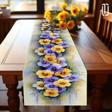 1 pieza, nueva decoración de mesa con tema de flores y plantas para primavera/verano, decoración de mesa con flores y plantas de verano, decoración de mesa para bar, decoración de ambiente para restaurante, individual de mesa para interior/exterior y regalo para decoración de hogar