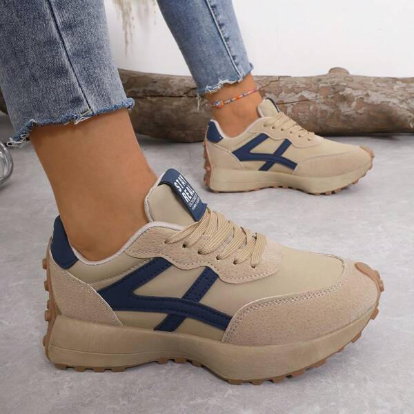Gump Style Women Sports Shoes, Fashion Ins Style Comfortable Casual Sneakers, Flat Platform, Versatile And Flattering