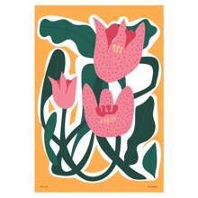 1 件现代波西米亚极简主义植物花卉艺术抽象海报印刷品墙壁艺术图片客厅家居装饰无框架 - 彩色 - 查看 35