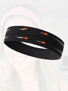 4 قطع / 3 قطع من أربطة الرأس البسيطة للاستخدام اليومي في اليوغا أو الجيم ، أربطة رأس للتمارين الرياضية والجري لامتصاص العرق ، قطع قماشية مرنة - متعدد الألوان - مشاهدة 8