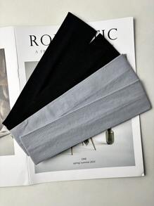 4pcs 3pcs Simple Yoga Headband Pack Casual Gym Daily Use Sweat Absorbent Running Headband Fitness Elastic Fabric Sweatband Headband Hair Band Sweat-Absortion - Multicolor - View 20