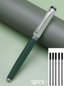 [Custom] Provide 1pc High-Quality Custom Elegant And Fashionable, Lightweight Pearl Ballpoint Pen, Smooth Writing, Refillable Ink Cartridge, 5pcs Additional Refill Cartridges, Personalized Business Gift - Unique, Thoughtful Gift For Colleagues, Friends, Family, Christmas, Father's Day, Thanksgiving, Valentine's Day, Mother's Day, Teacher's Day, School - Multicolor - View 11