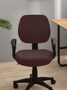 2 Pieces Stretchy Solid Color Office Chair Cover, European And American Style Home/Office Chair Cover - Multicolor - View 13