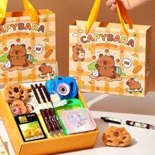Capybara-Themed Stationery Gift Set, Including A Notebook, Gel Pen, Pendant, And Accessories - A Charming Essential Kit For Students And Animal Lovers - Multicolor - View 9