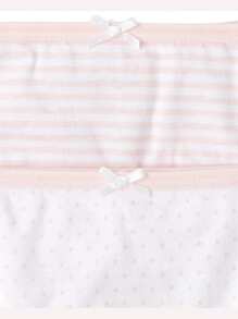 The Children's PLACE Girls Underwear 10-Pack Pink Bow Stripe Polka Dot - 花瓣 - 查看 4