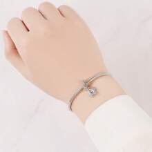 CYCUFF 1件镀银串珠吊坠，自由女神像旅行元素吊坠，适合手工手链项链DIY饰品，是生日礼物或女士礼物的理想之选。 - OTC1078 - 查看 6