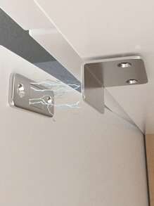 [2 Stück starker magnetischer Verschluss] Legierungs Magnetischer Türfangvorrichtung Verschluss - Unsichtbare starke Haftung, ohne Bohren montierbar, nahtlose Freigabe - Ideal für Schränke, Kleiderschränke, Schiebetüren - Heimwerker Hardware, spielendleichte Einrichtung, kompaktes, effizientes Design - 2 Stück Set, Silber