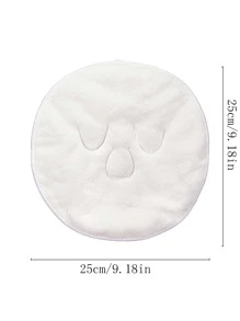 1PC Hot Compress Face Towel Masks, Reusable Facial Steamer Towel For Hot Cold Skin Care Home Bathroom Decor Summer Back To School
