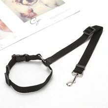 1pc Multifunctional Pet Car Seat Belt And Safety Harness, Safe Travel, Adjustable Dog Seat Belt Collar Pet Accessories