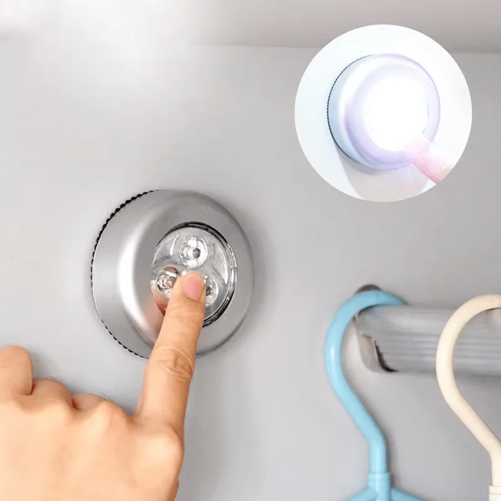 1pc LED Touch Tap Light, Bedside Reading Night Light, Stair Wall Lamp, Cabinet Lighting