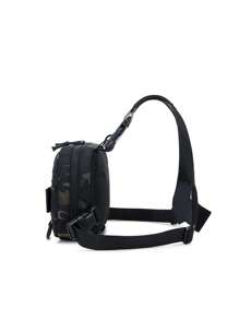 Bolsa de pecho para hombres, bolsa MOLLE para exteriores, bolsa de camuflaje multifuncional para pesca, ciclismo, campamento, adecuada para adolescentes, atuendo casual de verano, deportes al aire libre, viajes de vacaciones, regalos de cumpleaños o accesorios de graduación