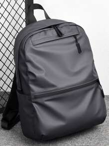 简约时尚大容量仿皮背包，休闲商务笔记本电脑包，适合青少年夏季休闲户外运动或度假旅行或毕业礼物或生日礼服配饰