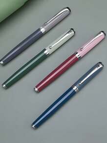 [Custom] Provide 1pc High-Quality Custom Elegant And Fashionable, Lightweight Pearl Ballpoint Pen, Smooth Writing, Refillable Ink Cartridge, 5pcs Additional Refill Cartridges, Personalized Business Gift - Unique, Thoughtful Gift For Colleagues, Friends, Family, Christmas, Father's Day, Thanksgiving, Valentine's Day, Mother's Day, Teacher's Day, School - Multicolor - View 4