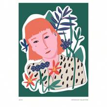 1 件现代波西米亚极简主义植物花卉艺术抽象海报印刷品墙壁艺术图片客厅家居装饰无框架 - 彩色 - 查看 22