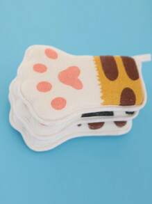 1 件装婴儿沐浴海绵，婴儿沐浴手套儿童沐浴球，新生儿洗头熊爪浴巾 - 彩色 - 查看 5