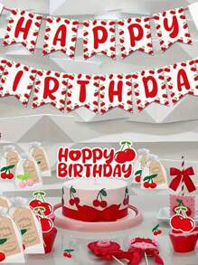 30 Stück/15 Stück Kirsche Schlüsselanhänger mit Danke Karten als Party Favors Set, enthält 5 handgemachte Kirsche Schlüsselanhänger aus Wollfilz, 5 braune Dankeschön-Anhänger und 5 weiße Zugbeutel, geeignet für Geburtstag, Hochzeit, Neujahr, Muttertag, Taufe und Obst-Themen Party, kleine Partygeschenke