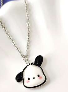 Sanrio 1pc Sanrio Cartoon Resin KT Cat, My Melody, Kuromi, Necklace,Choker Necklace, Girly Jewelry Gift For Girlfriend Or Best Friend