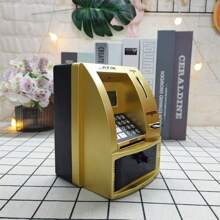 Hucha automática de ahorro con acceso ATM, hucha con voz real inteligente con contraseña, un regalo perfecto para Navidad, Halloween y Acción de Gracias