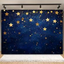 Blue Starry Sky, Multifunctional Party Decoration Banner, Suitable For Holiday Occasions, New Year Celebrations, Studio Backgrounds, Feather Free, No Need For Power Supply - Multicolor - View 9