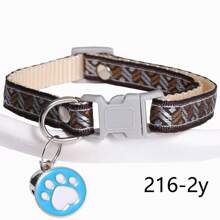 Collier réglable pour animaux de compagnie de 22-32 cm/8,66-12,6 po avec nœud papillon et clochette, décoration avec rivets pour chats et chiens