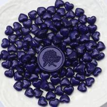 100pcs Light-Colored Heart-Shaped Sealing Wax Beads, Sealing Wax Beads For DIY Decoration Of Envelopes, Wedding Invitations, Cards, Postcards, Gift Packaging, Crafts, Scrapbooking - Multicolor - View 10