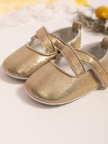 Infant Fashion Adorable Solid Color Criss-Cross Strap Princess Shoes