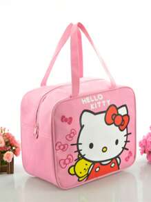 Sanrio 1pc schattige Kitty dikke waterdichte draagbare lunchtas met geïsoleerde lunchboxtas Cartoon kinder bento-tas geïsoleerde tas