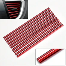 10pcs 7.87 Inches Fit For Car Air Conditioner Outlet, Decorative U-Shaped Molding, Car Styling Door Edge Corner Protector