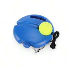 1 pieza Sistema profesional de entrenamiento de rebote de tenis - Adecuado para hombres y mujeres adultos - Hecho de material PE - Ideal para práctica individual y entrenamiento para principiantes - Incluye lanzador de pelotas y 1 pelota de tenis