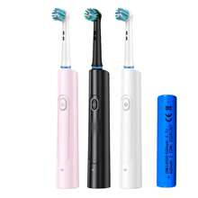 Cepillo de dientes eléctrico recargable automático inteligente de limpieza 3D con cabeza redonda