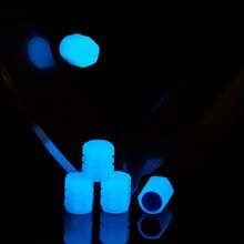 20pcs Luminous Tire Valve Caps, Glow In The Dark Tire Valve Covers For Bicycle, Motorcycle, Car Decoration Accessories
