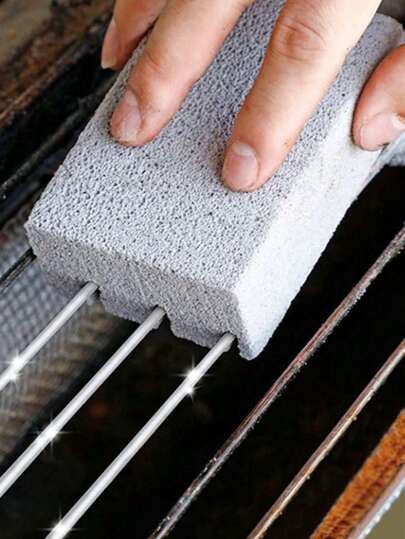 10/5/4/2/1 peças de tijolos de limpeza para churrasqueira, pedra de limpeza para raspador de churrasco, escova multifuncional para limpeza de manchas e gordura, adequada para fogão, pia, talheres, frigideiras, churrasqueira, cozinha, banheiro, uso doméstico