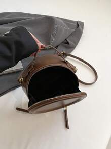 New Fashion Women Shoulder Handbag Ladies Small Round Bag Young Women Round Purse