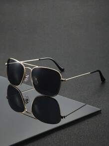 1 Pair Unisex Retro Classic Fashion Decorative Sunglasses, Suitable For Street, Travel, Beach, Sports, Festivals, Driving, Vacation, Fishing, Outdoor Activities, Going Out, Parties