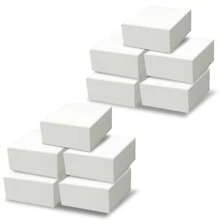 直接热敏标签 - 运输标签 4x4 热敏打印机贴纸 4"X4" - 邮寄标签，兼容 Rollo、Nelko、Zebra。打印机，折叠式运输标签（500 个标签包）