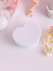 1 pièce Jolie boîte à bijoux avec miroir, boîte de rangement pour pinces à cheveux, boîte à bibelots en forme de cœur, cadeau d'anniversaire pour les filles, boîte à bijoux, support à bijoux, boîte à bijoux de bureau
