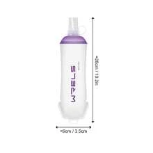 WRELS 1pc Lightweight Foldable Sports Water Bottle With Hanging Ring, Outdoor Cycling Running Hiking Fitness Sports Bottle