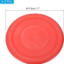 Disco volador suave e impermeable para amantes de los perros y mamás de perros que aman los juegos al aire libre, de aproximadamente 7 pulgadas - Multicolor - Ver 4