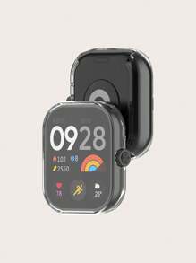 1pc Solid Color Electroplated TPU Full Body Shockproof Anti-Scratch Protective Case Compatible With Redmi Watch 4 - Redmi Watch 4 - View 7