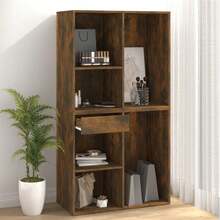 Armoire à cosmétiques Bois fumé 80x40x75 cm Bois d'ingénierie