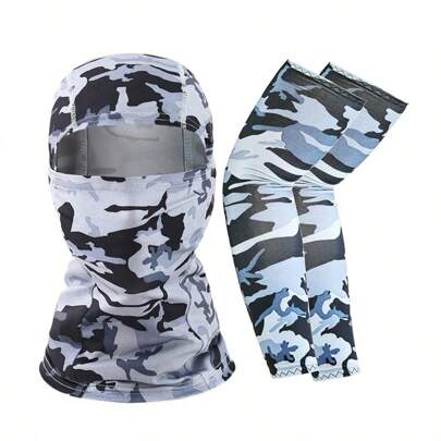 2 stuks fiets camouflage zonnebrandcrème ijs zijde arm mouwen set