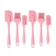 Cream Silicone Scraper 3PCS/Set DIY Bread Cake Butter Spatula Mixer Oil Brush Non-Stick Baking Brush Kitchen Baking Tools - Multicolor - View 11