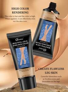 OCHEAL 遮瑕腿霜防水均匀肤色丝袜霜护肤晒黑