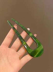 1pc Vintage Stylish U-Shaped Acetate Hair Clip For Women, Suitable For Ages 14+, Daily Decorative Accessory, Perfect Mother's Day Gift Hair Combs Combs For Hair Side Comb